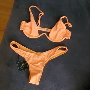 Zaful orange bikini